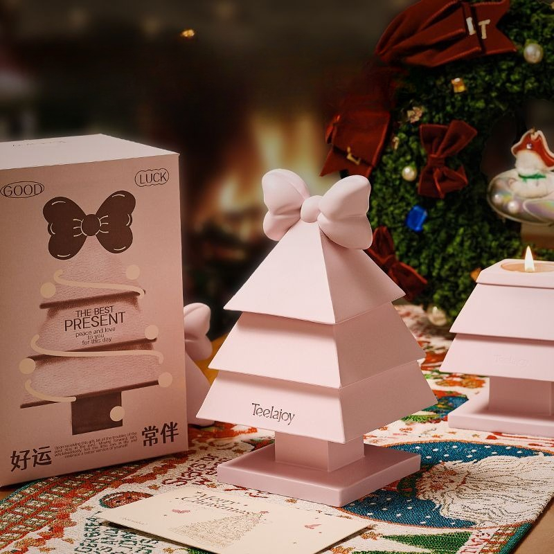 Home Fragrance Set Gift - Set hadiah lilin beraroma Natal -