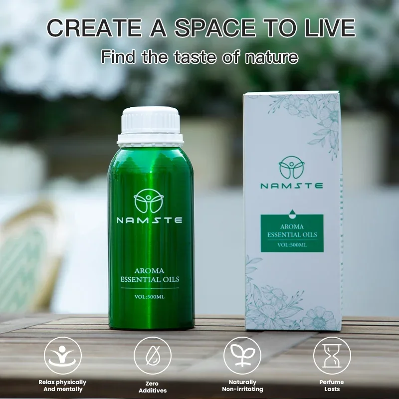 Home Fragrance Mist - Namste minyak esensial Diffuser Aroma 500ML,