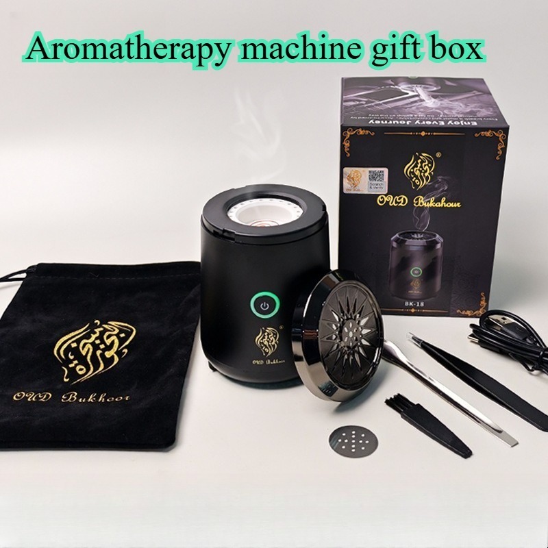 Home Fragrance Set Gift - Set Kotak Hadiah Mesin Aromaterapi Black