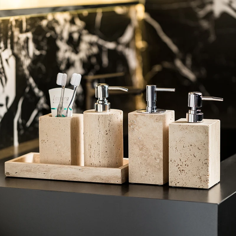 Set Kamar Mandi Travertine Bei - Reed Diffuser Set ulasan dan harga