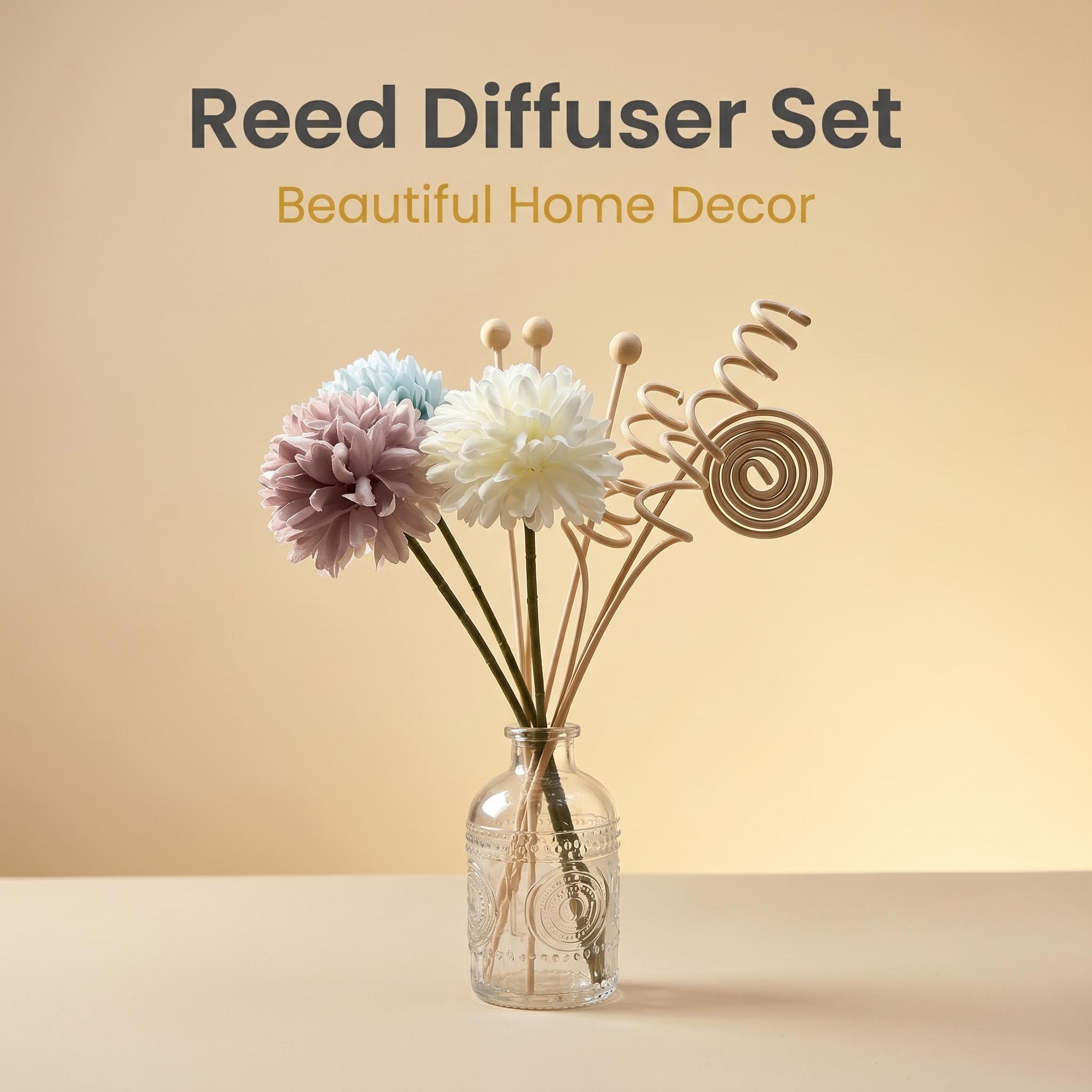 Set stik diffuser DIY, diffuse - Reed Diffuser Set ulasan dan harga