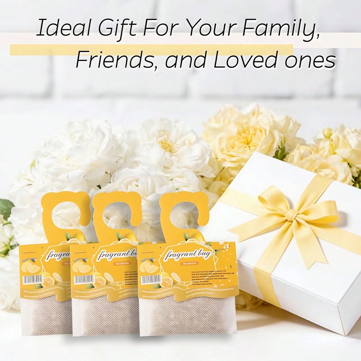 Kantong Pewangi Lemon Gantung, - Home Fragrance Products ulasan dan harga